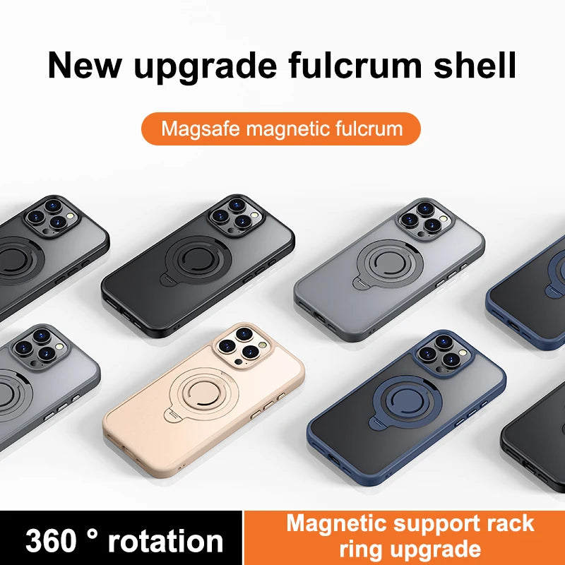 Shockproof Magnetic Case with Stand For iPhone