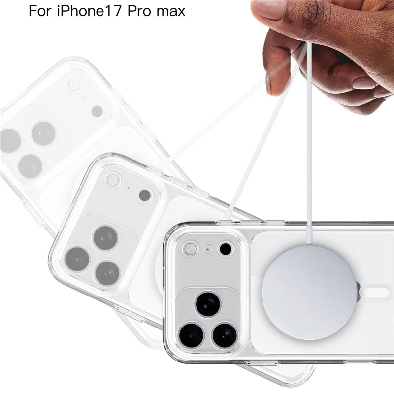 Transparent Protective MagSafe Case