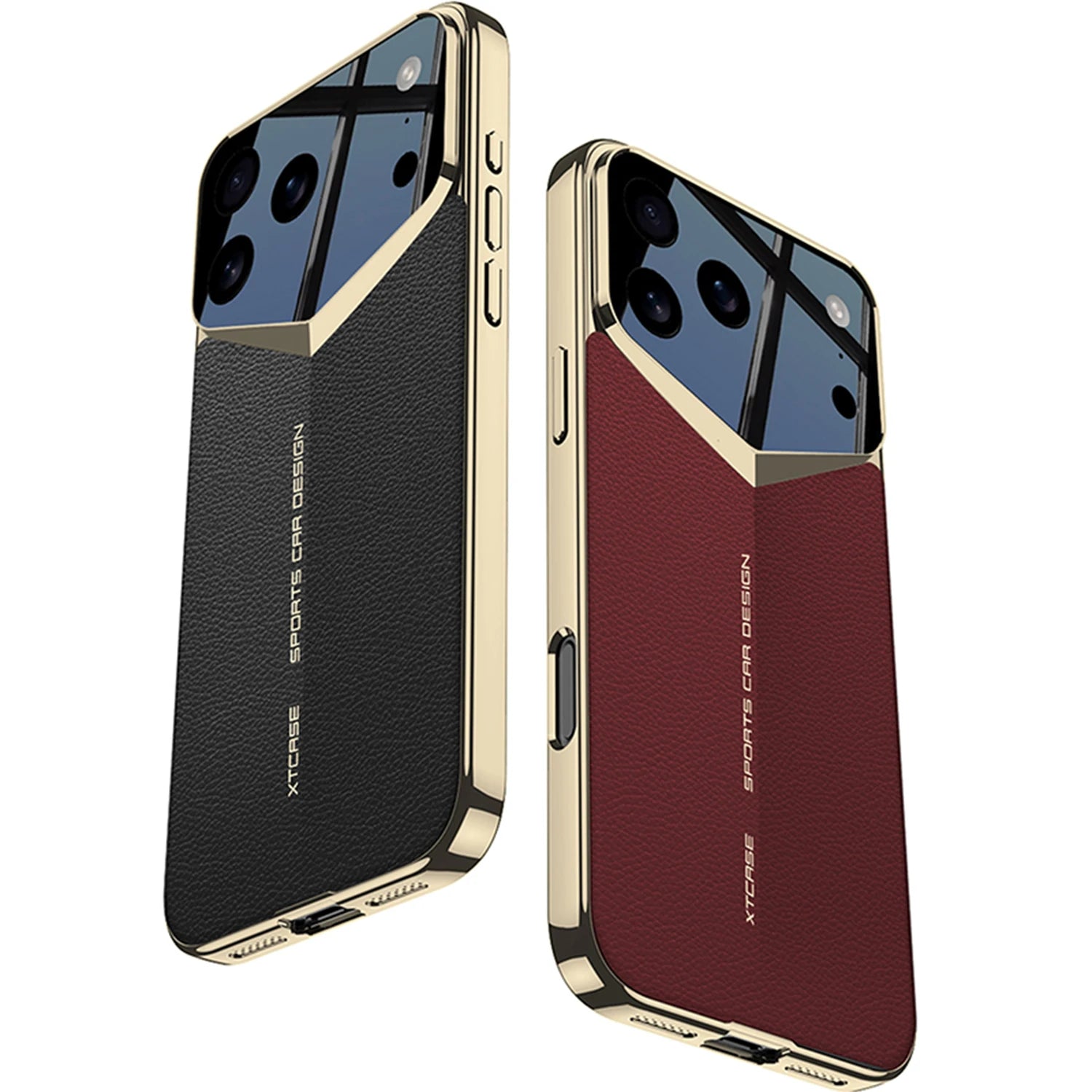 Metallic Edge Leather Case