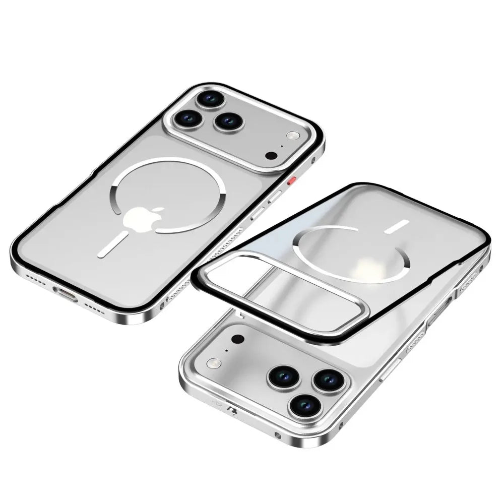 Magnetic Metal Frame Case For iPhone
