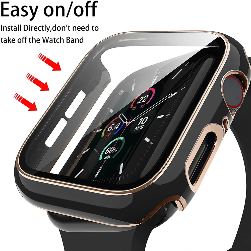 Tempered Glass Cover For Apple Watch Series