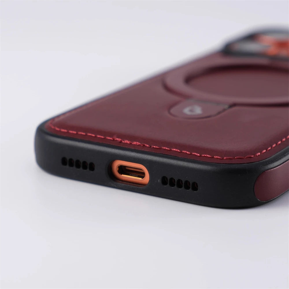 Luxury Magnetic Leather Stand Case