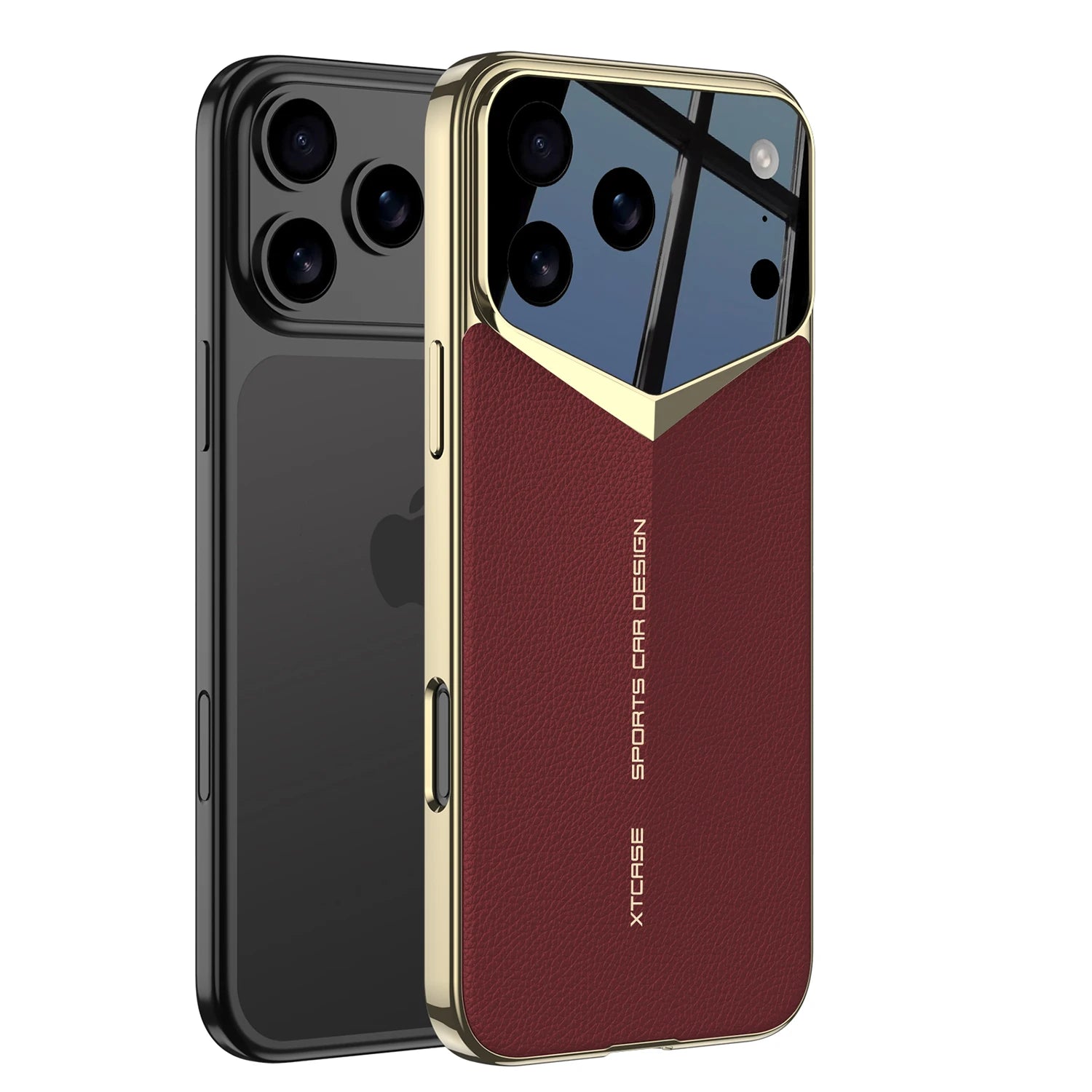 Metallic Edge Leather Case