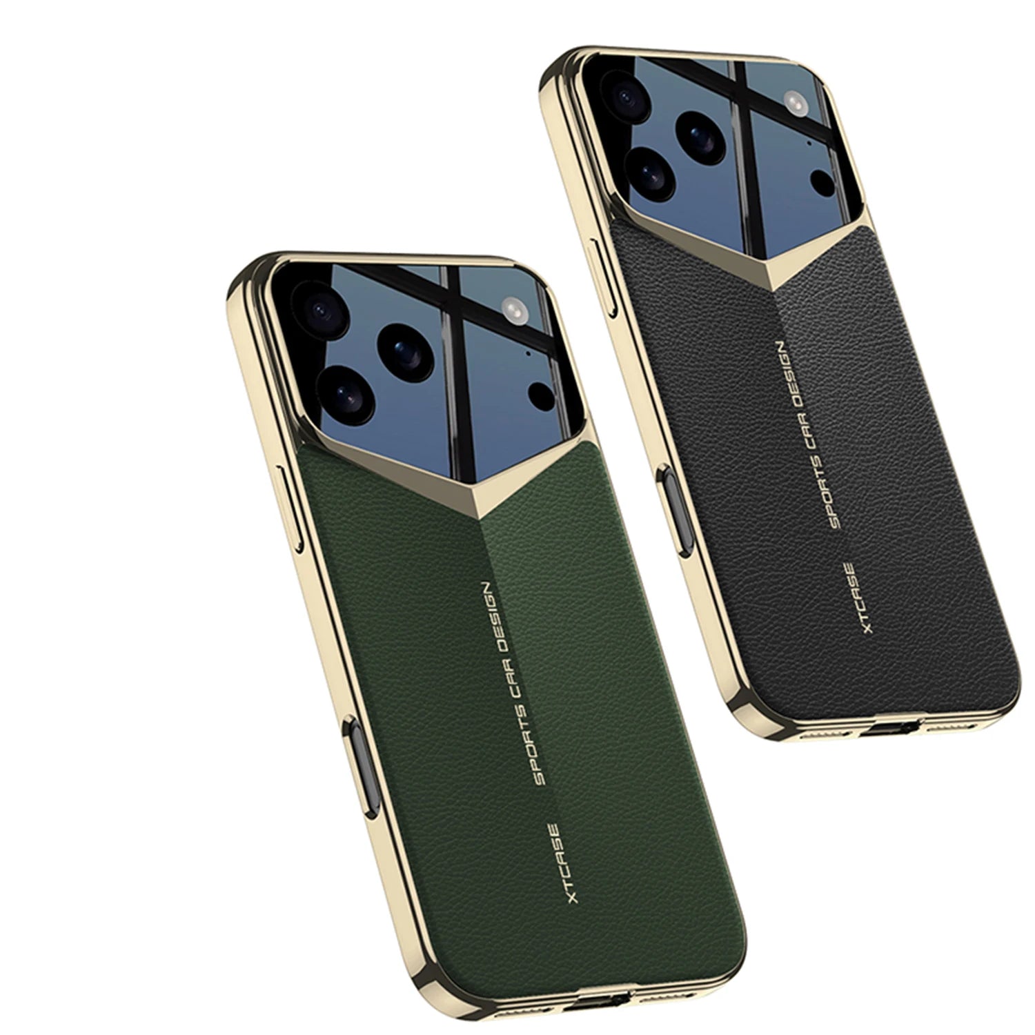 Metallic Edge Leather Case