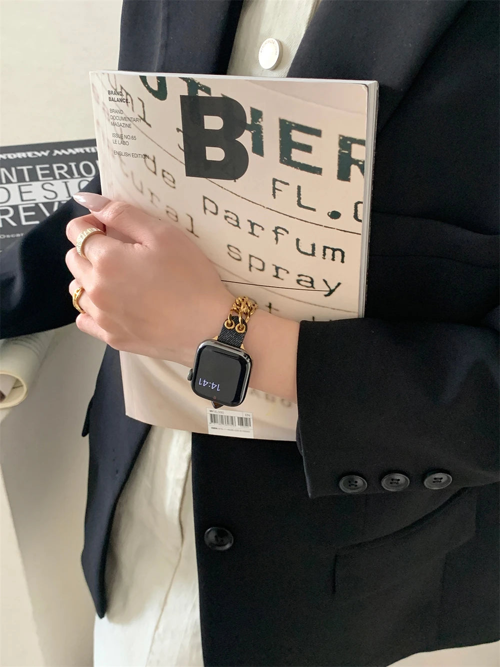 Slim Leather Strap For Apple Watch