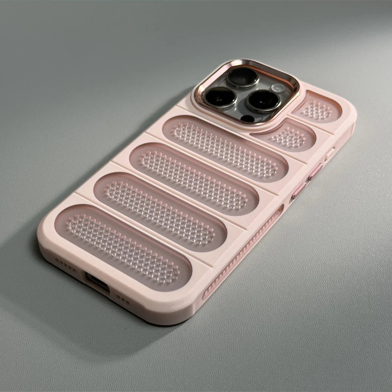 Hollow Mesh Shockproof Cooling Case
