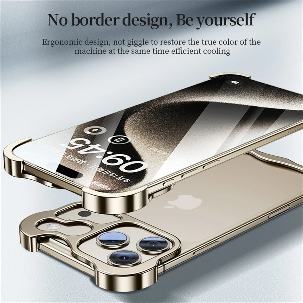 Luxury Aluminum Frame iPhone Case