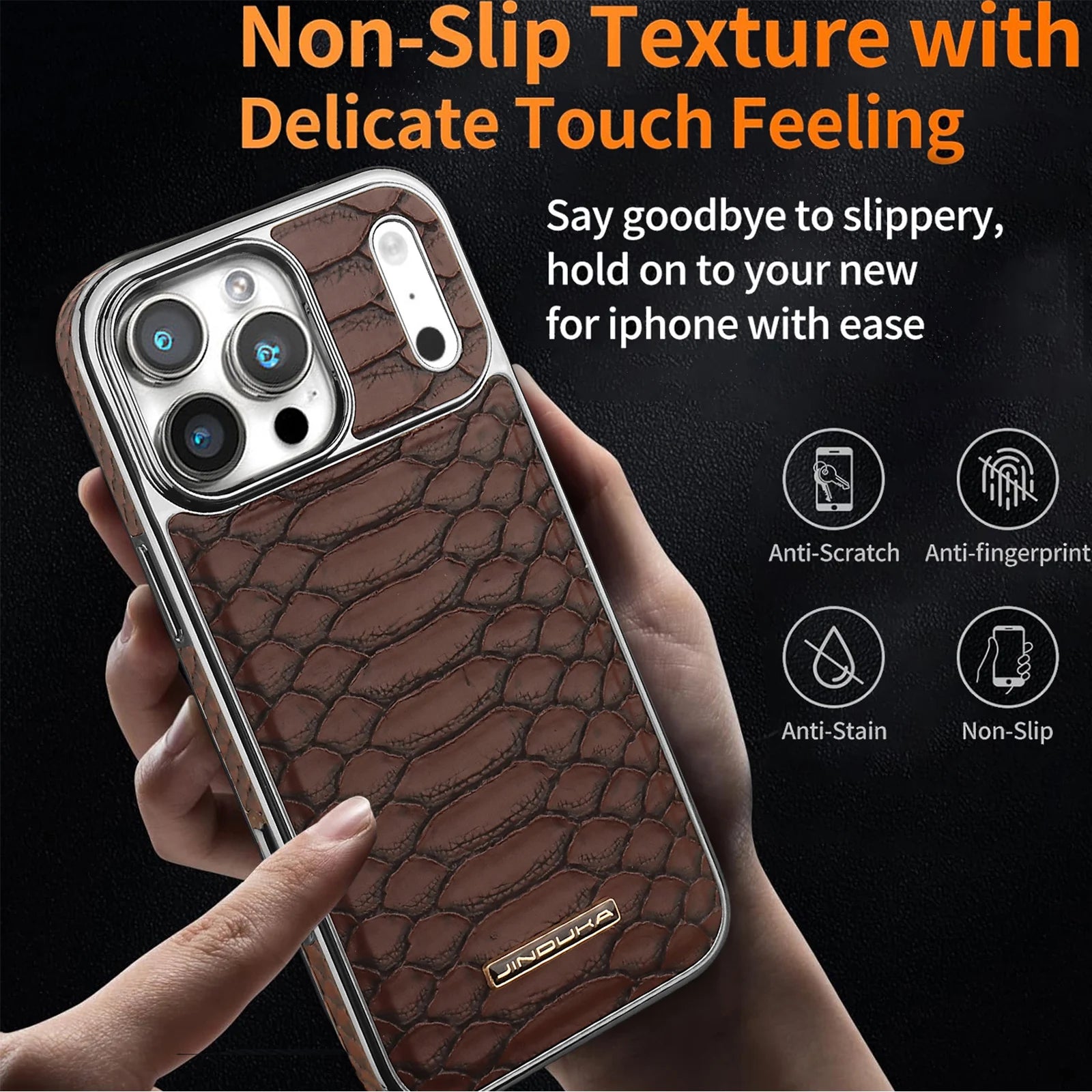 Luxury Electroplated Leather Case - Bella Straps