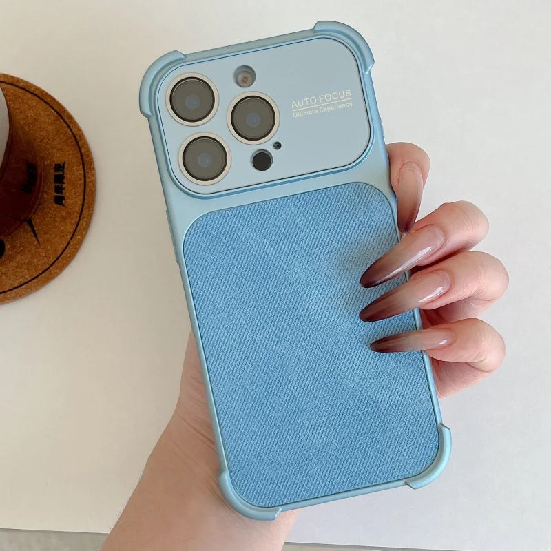 Shockproof Textured Fabric iPhone Case - Bella Straps