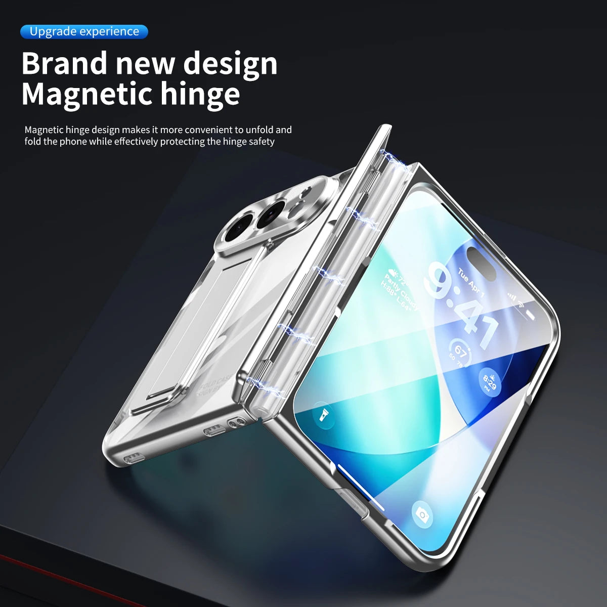 Clear Kickstand Case With Pen Slot for iPhone Ultra
