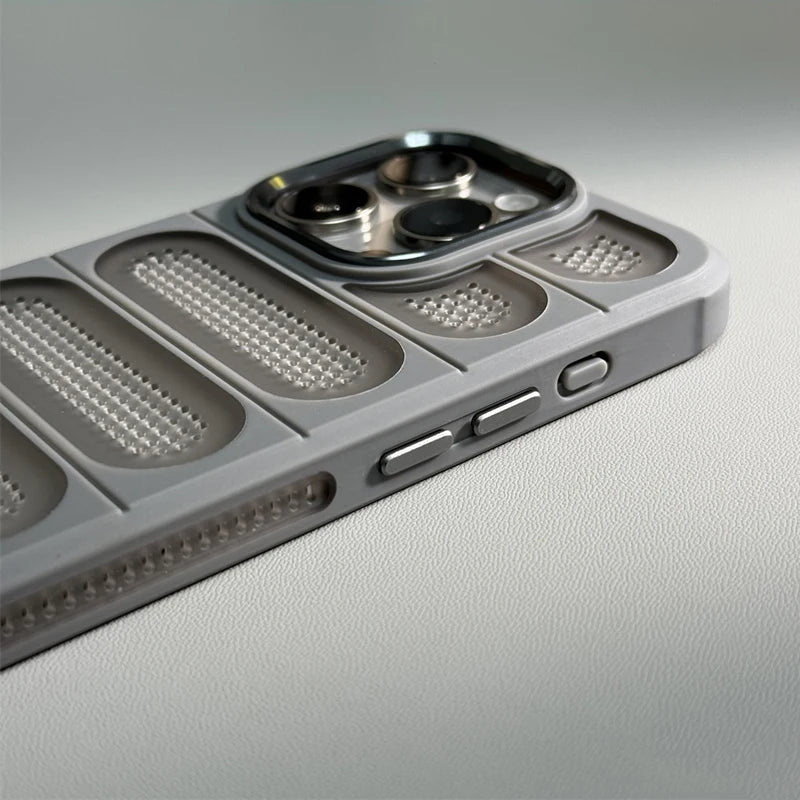 Hollow Mesh Shockproof Cooling Case