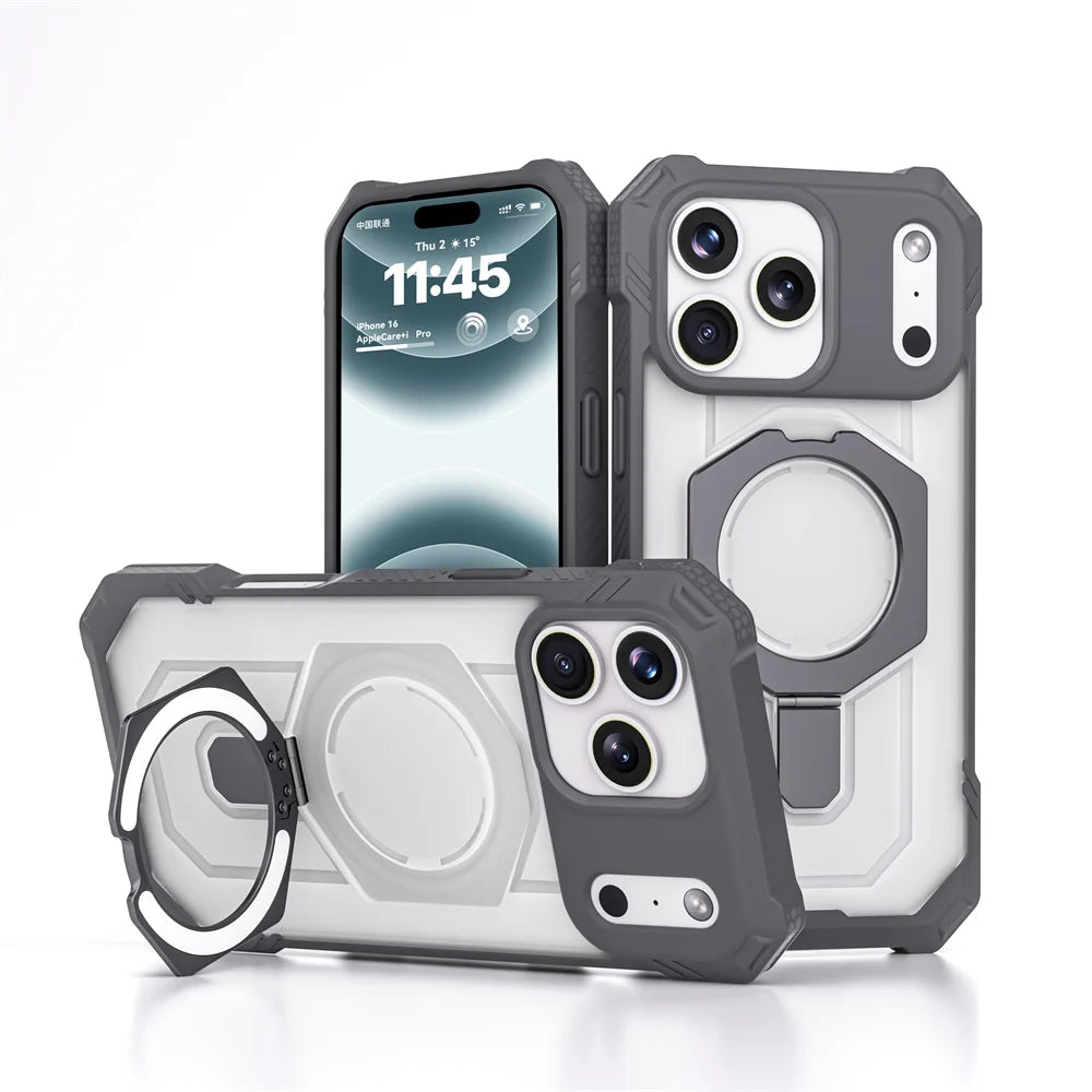 Rugged Magnetic Ring Stand Case