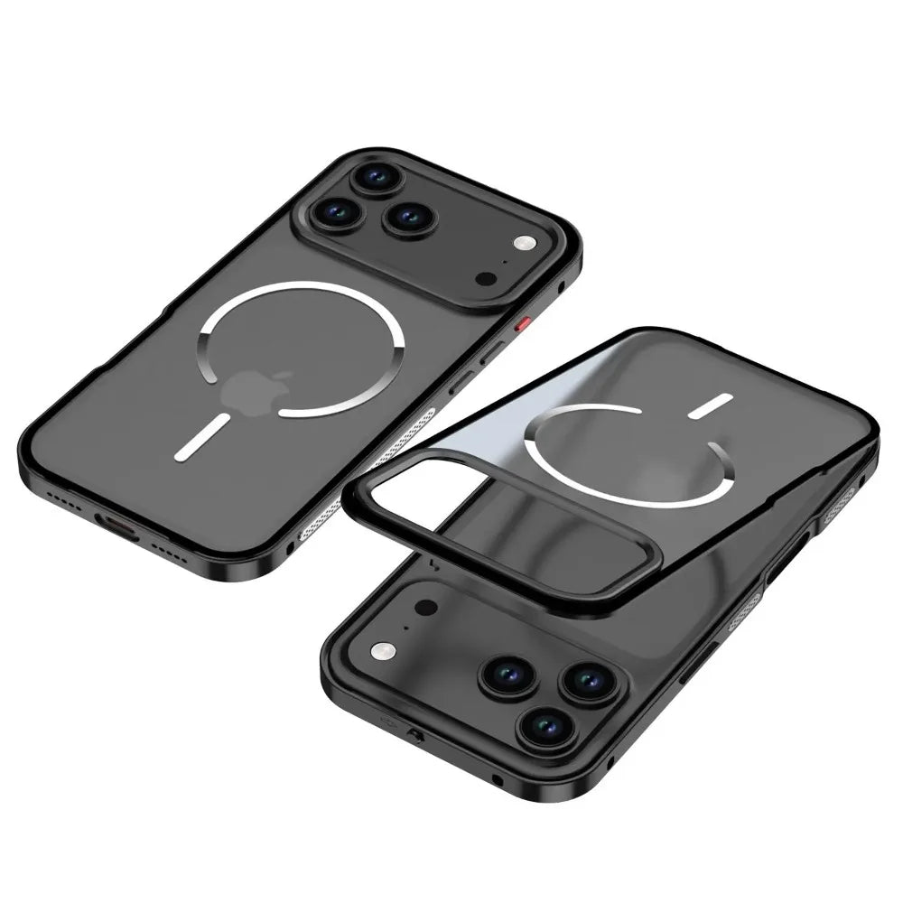 Magnetic Metal Frame Case For iPhone