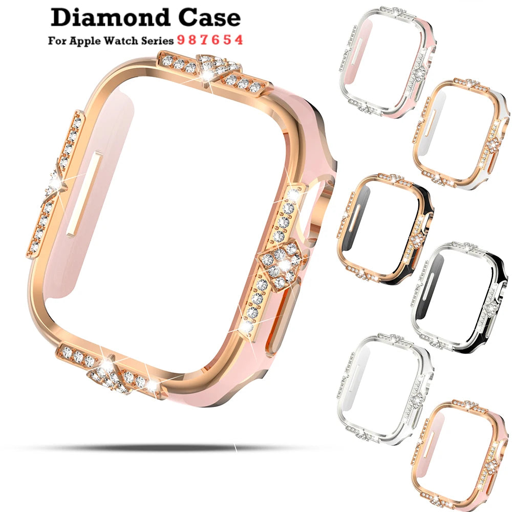 Diamond Apple Watch Case with Screen Protector