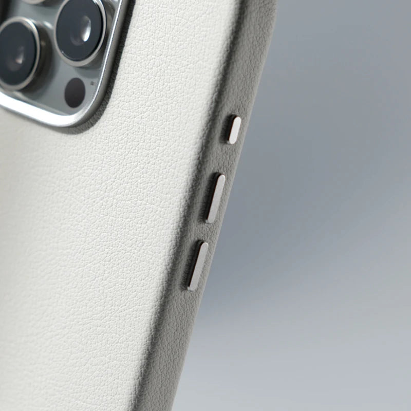 Leather Case with Wireless Charging For iPhone Series