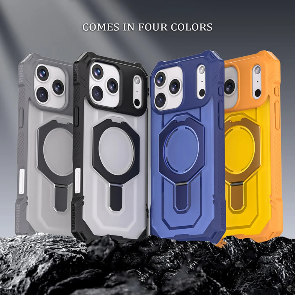 Rugged Magnetic Ring Stand Case