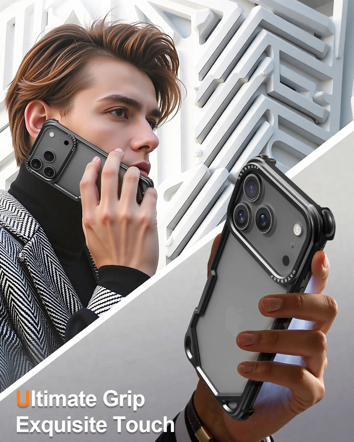 Shockproof Metal Frame Case for iPhone 17
