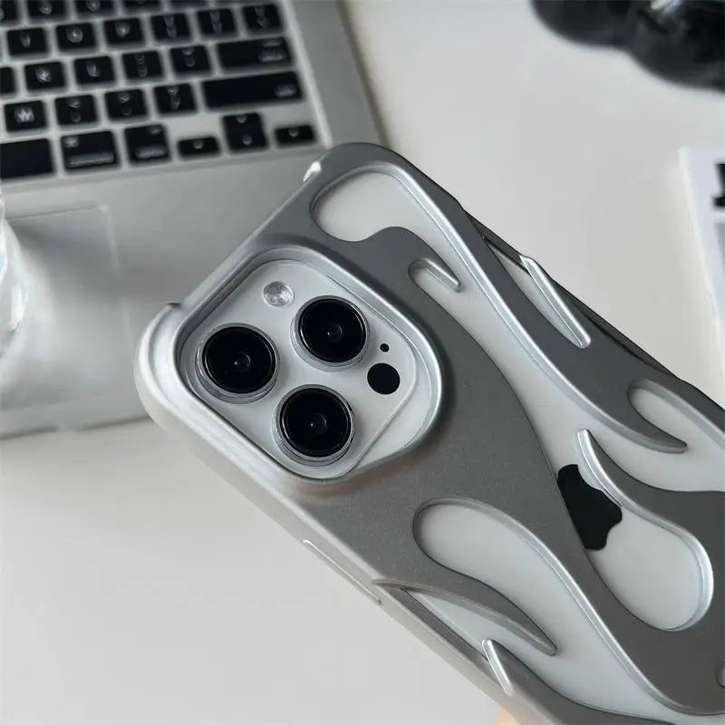 3D Flame Shield – Slim, Shockproof, Stylish