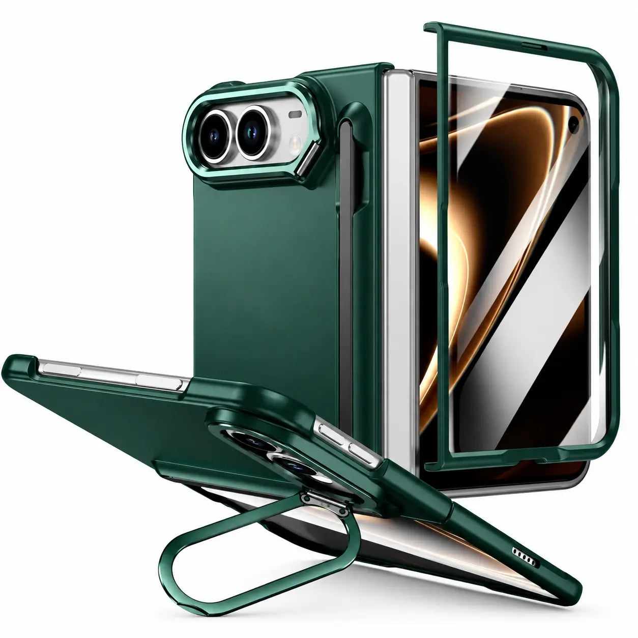 Full Protection Kickstand Case With Stylus for iPhone Ultra