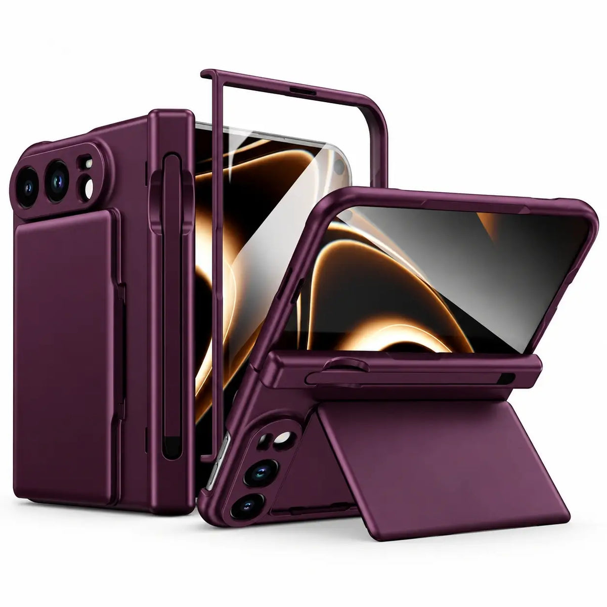 Full Hinge Protection Wallet Case for iPhone Ultra
