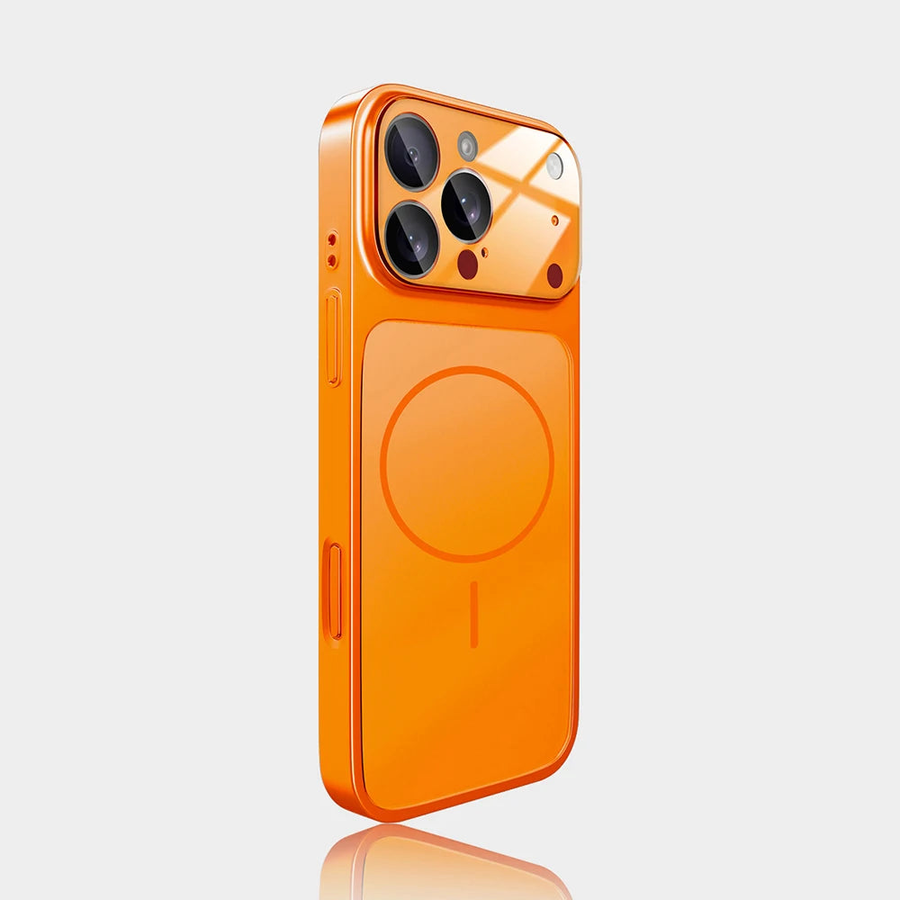 Premium Business Glass Case with MagSafe For iPhone