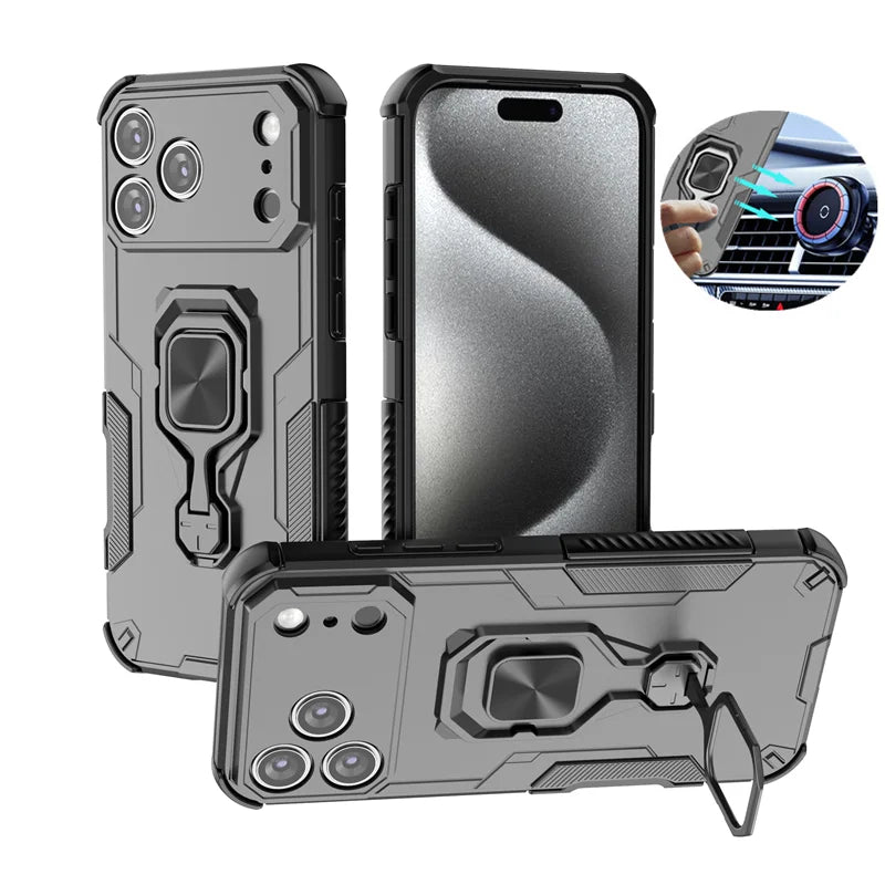Shockproof Magnetic Ring Cover