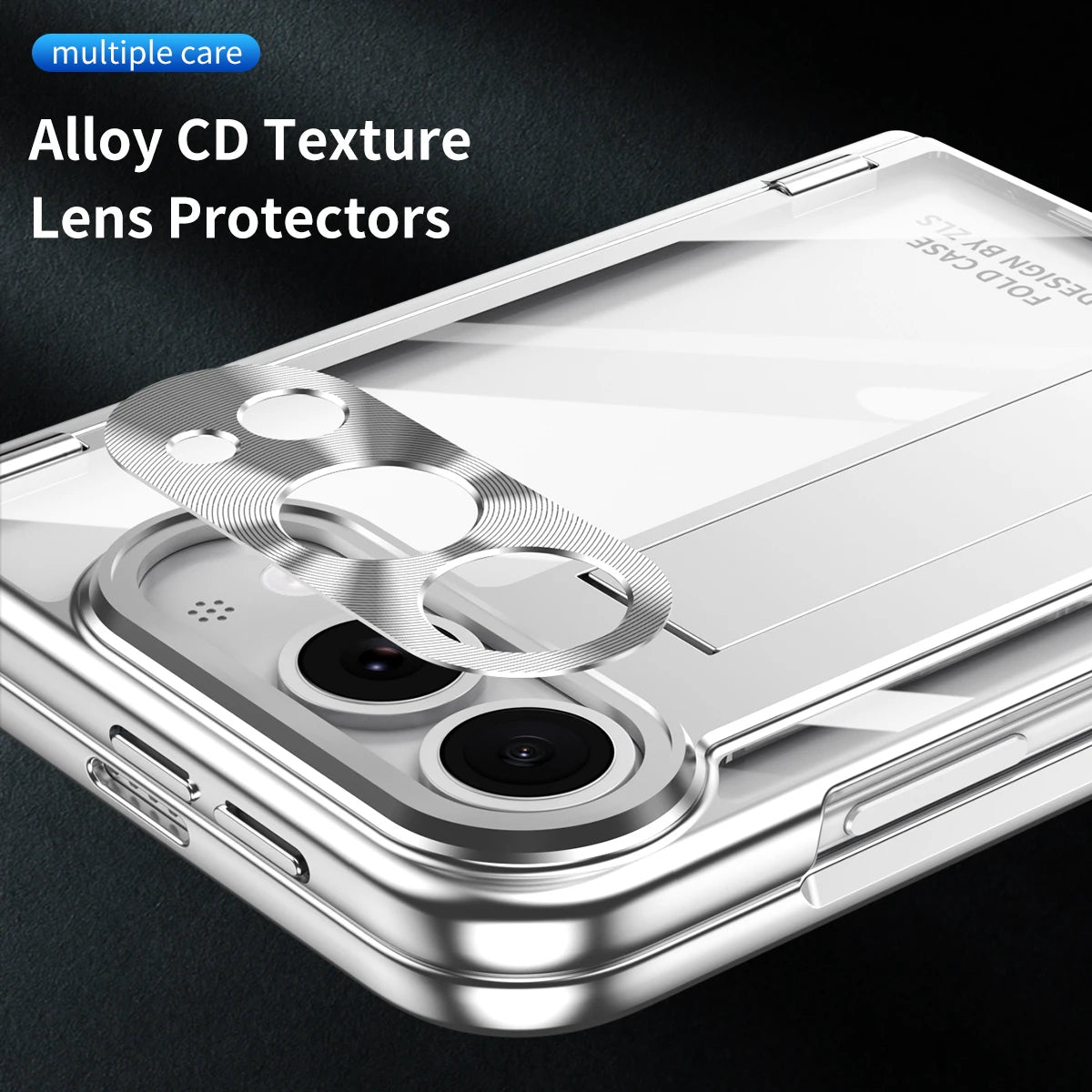 Clear Kickstand Case With Pen Slot for iPhone Ultra
