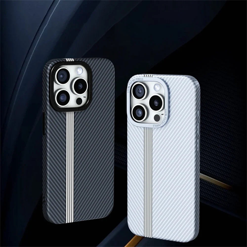 Fiber Texture Shockproof Case for iPhone
