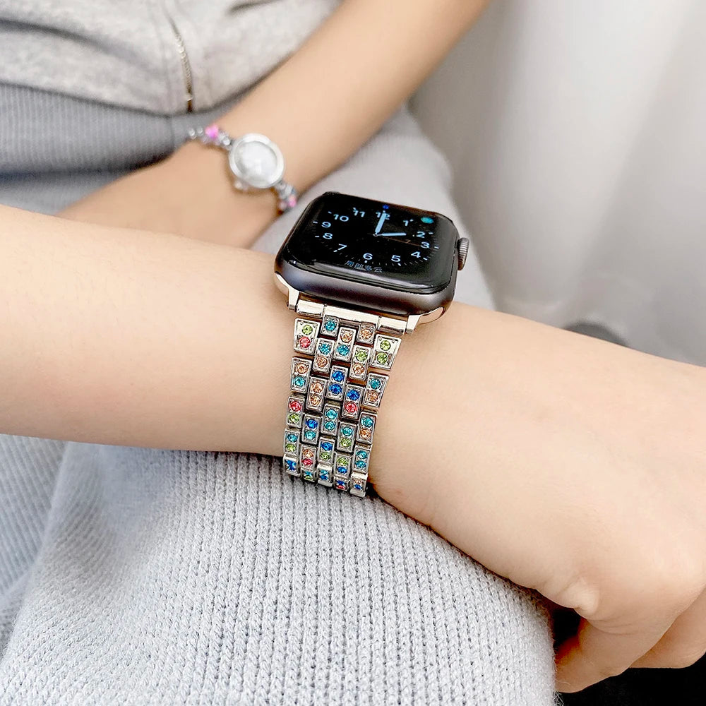 Diamond strap for Apple Watch