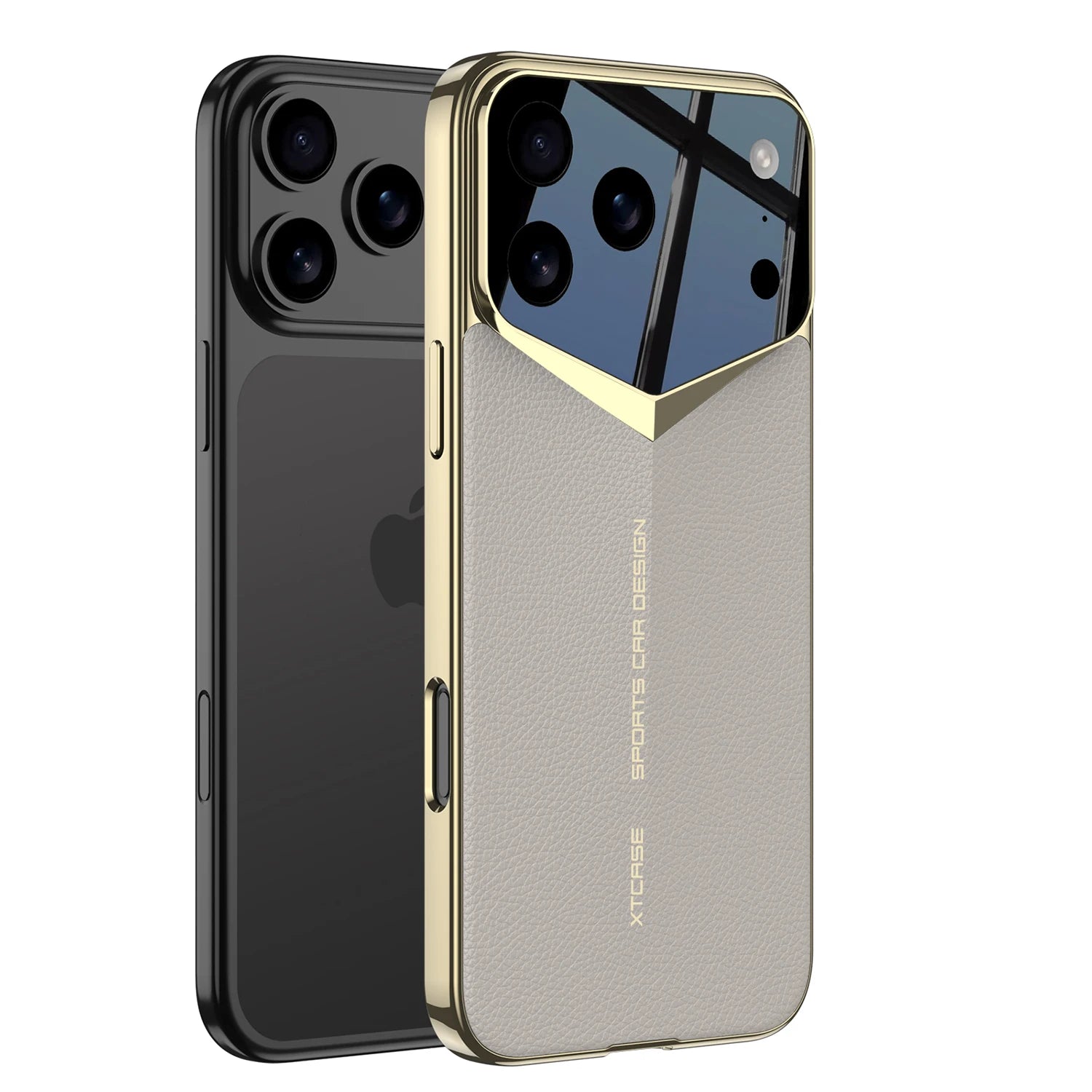 Metallic Edge Leather Case