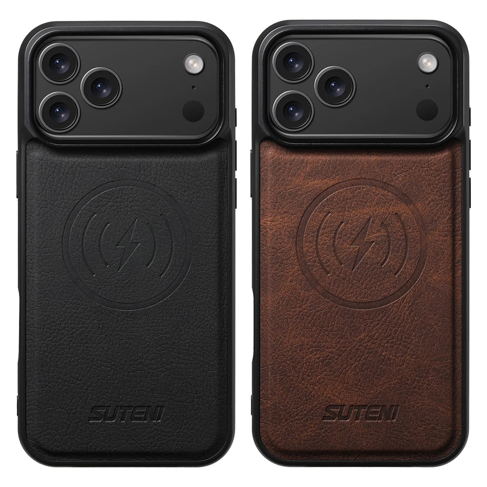 Premium Leather Magnetic Case