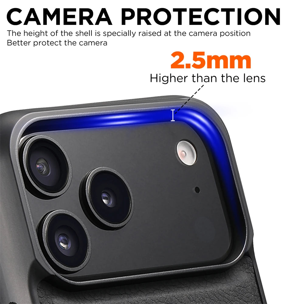Premium Leather Magnetic Case