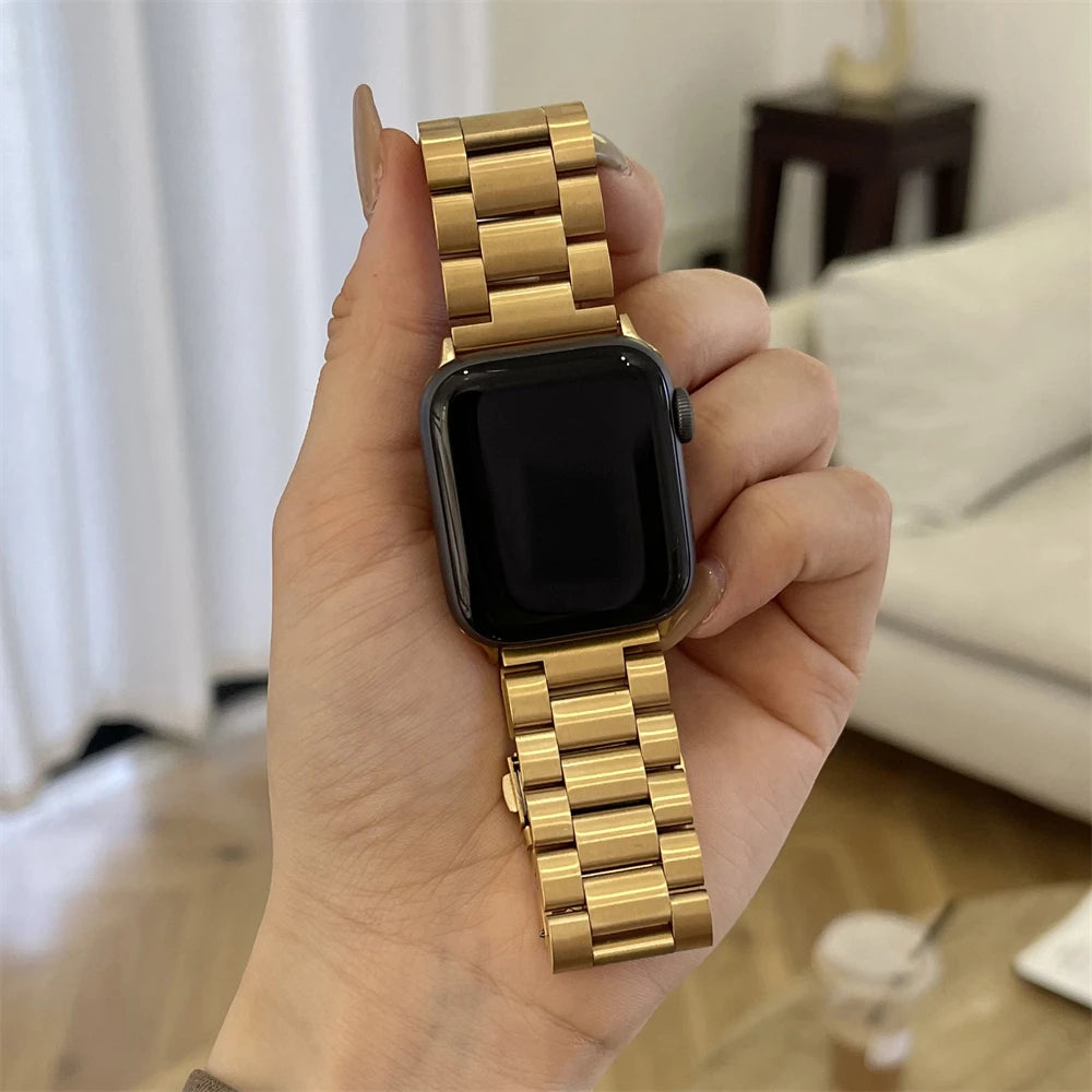 Luxury Metal Strap For Apple Watch Series