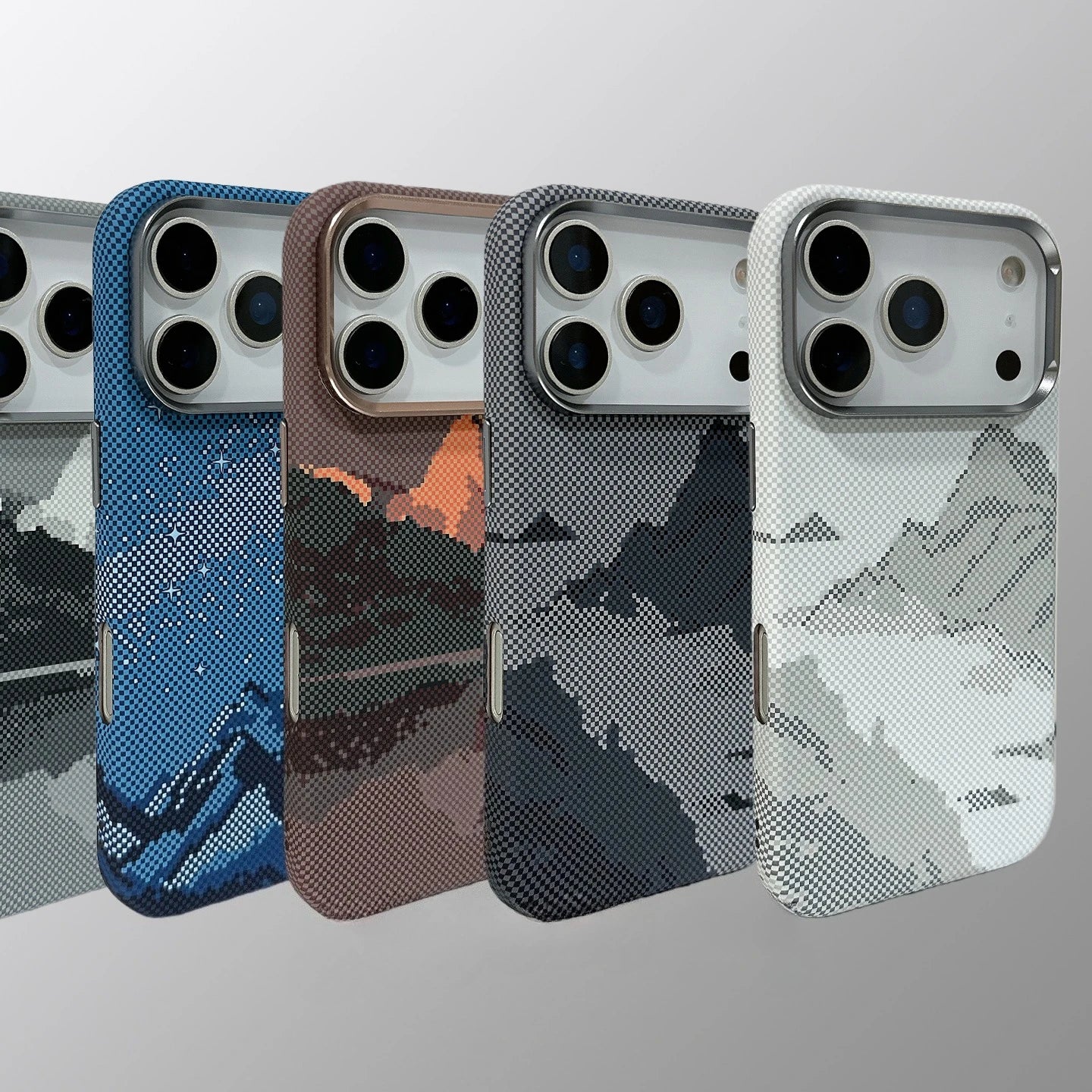 Carbon Weave Mountain Case For iPhone