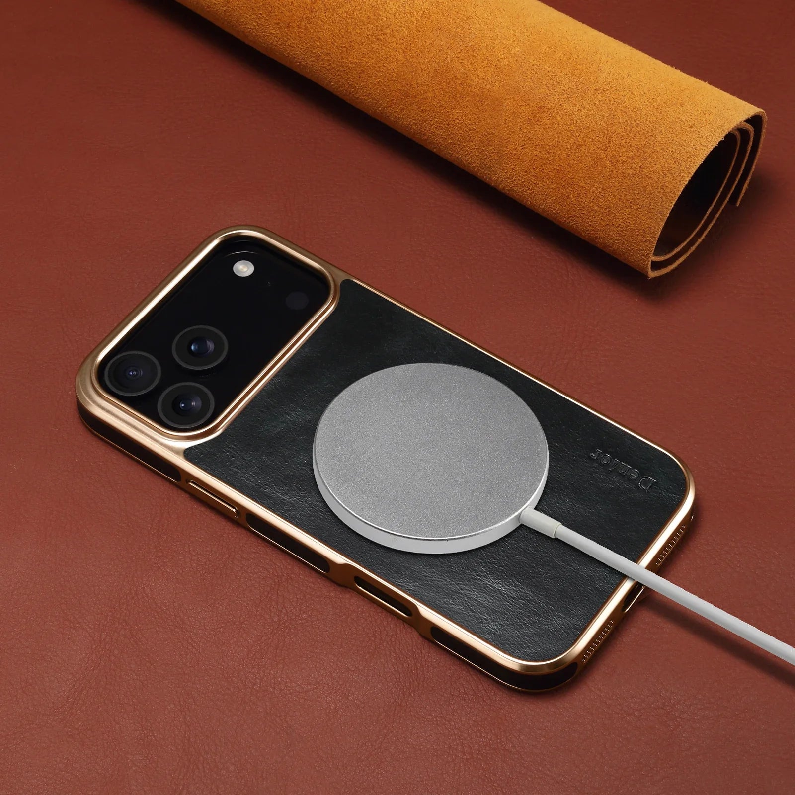 Elegant Leather Finish Case