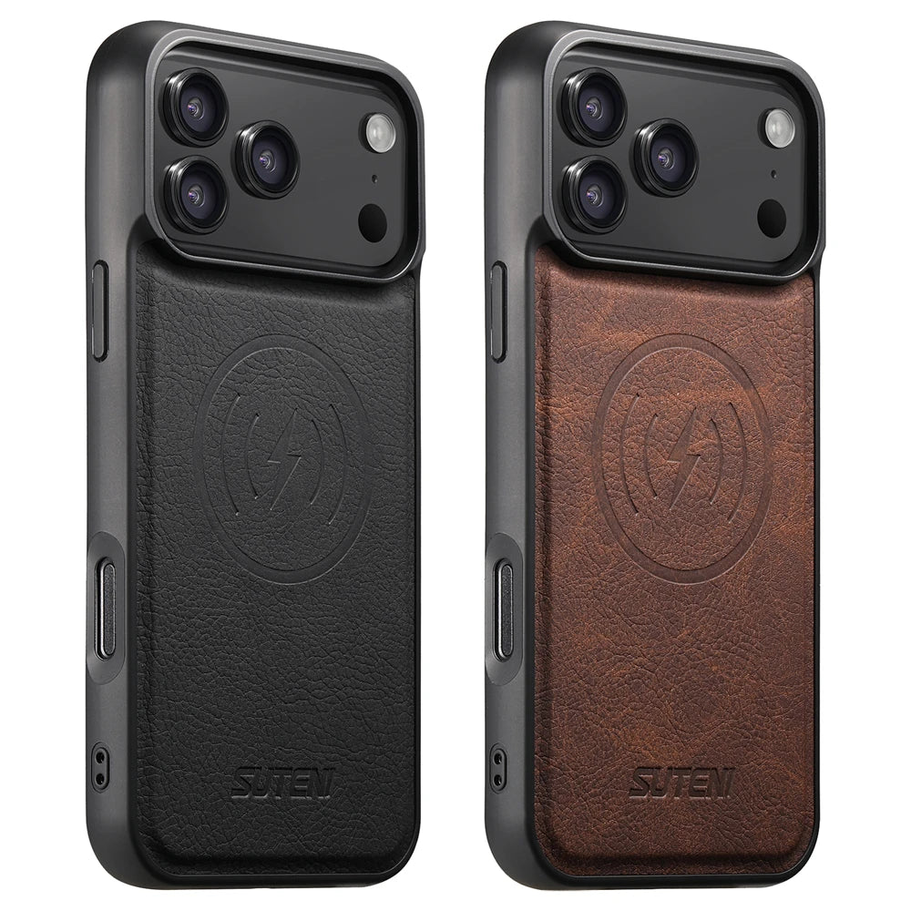 Premium Leather Magnetic Case