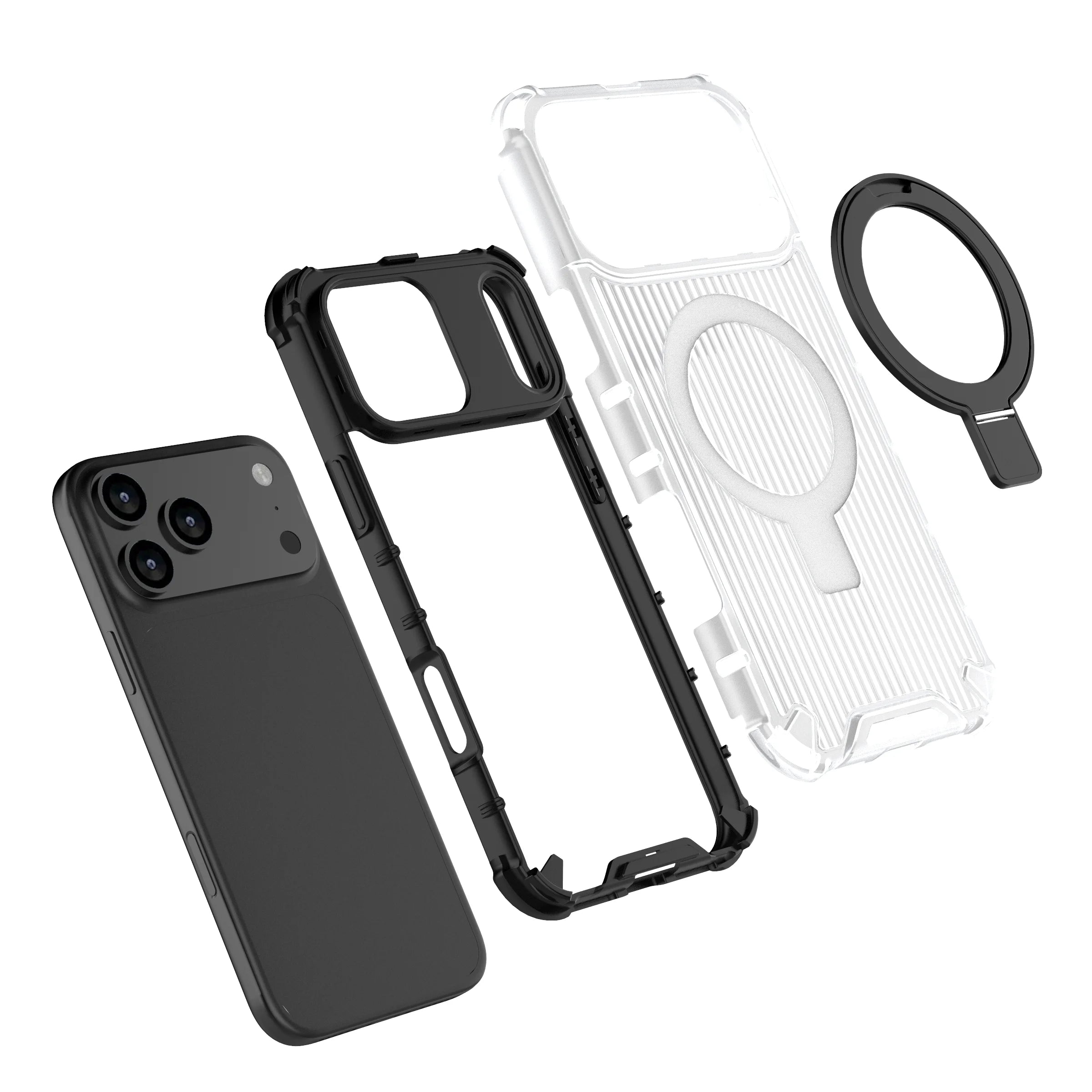 Shockproof MagSafe Ring Case