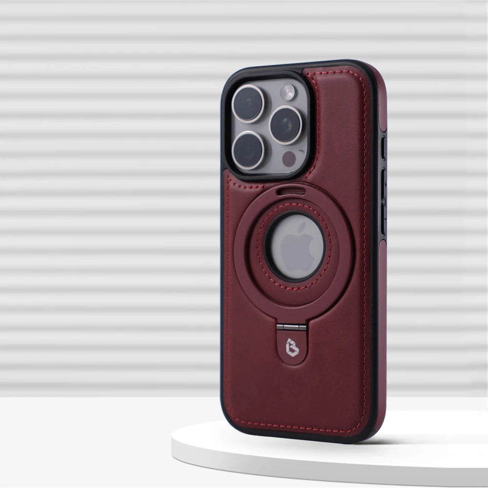Luxury Magnetic Leather Stand Case