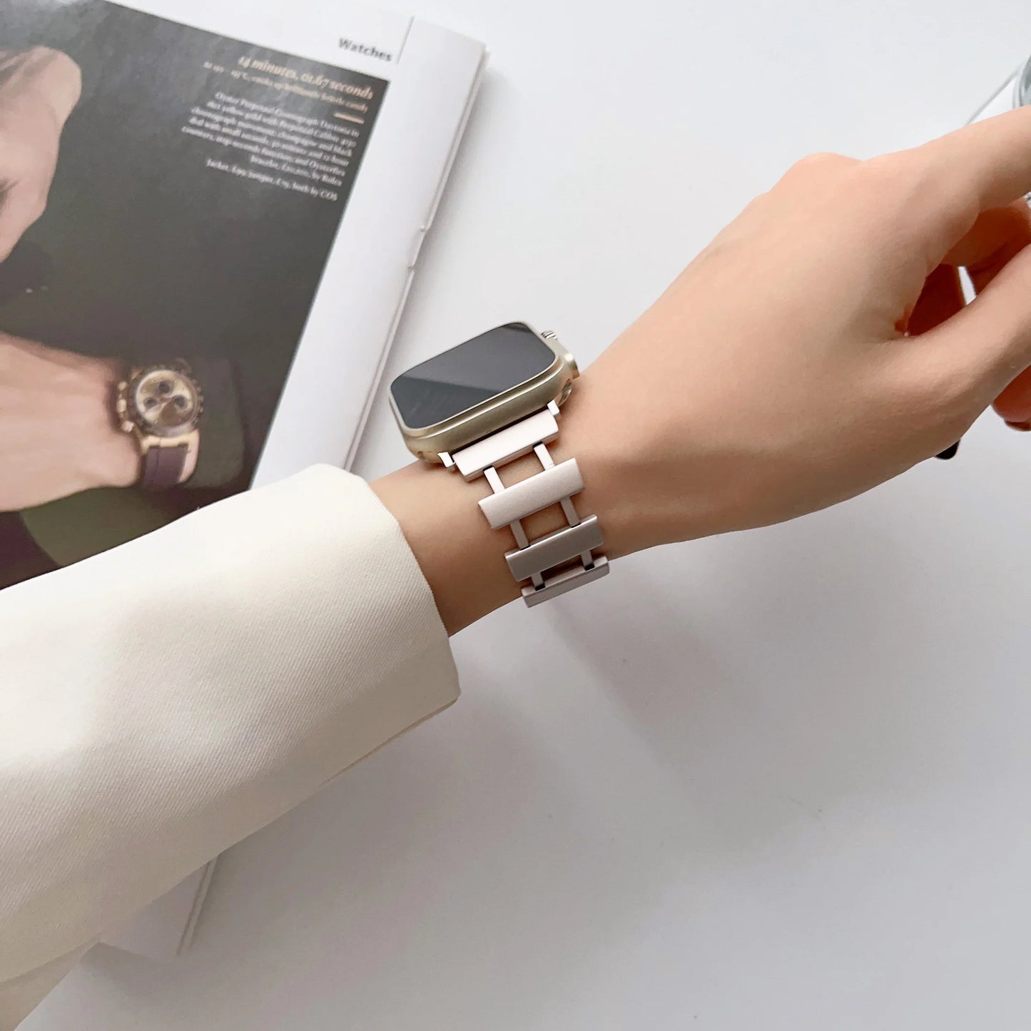 Luxury Stainless Steel Strap For Apple Watch