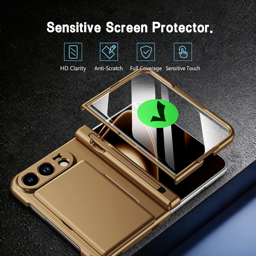 Full Hinge Protection Wallet Case for iPhone Ultra