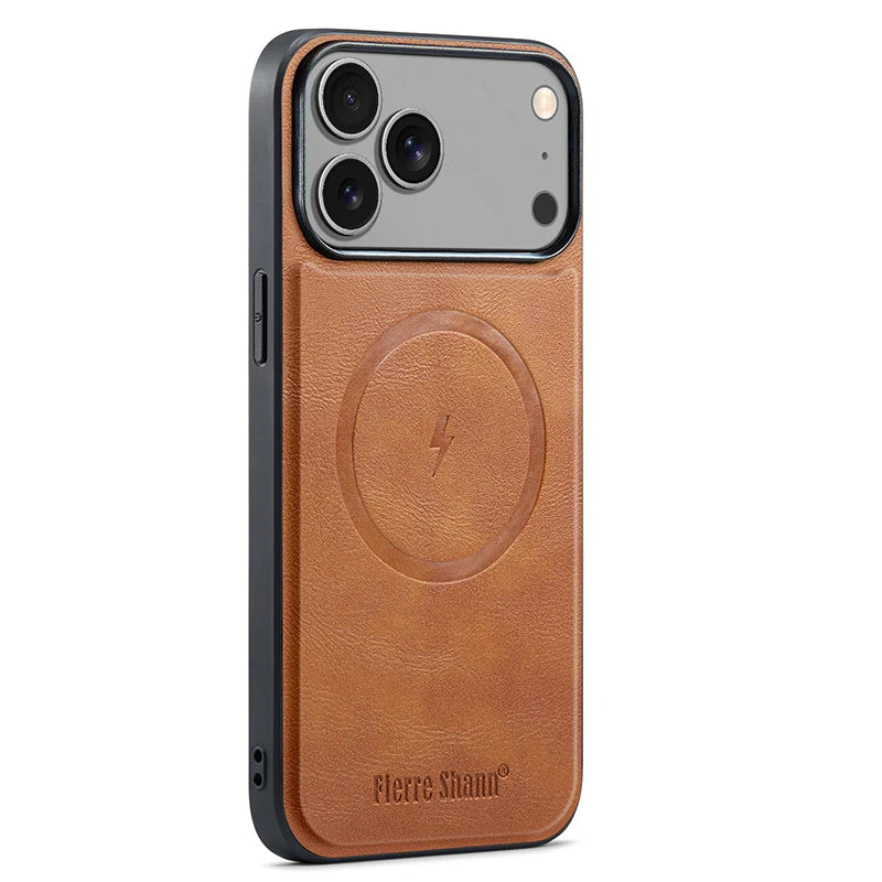 Premium Magnetic Leather Case