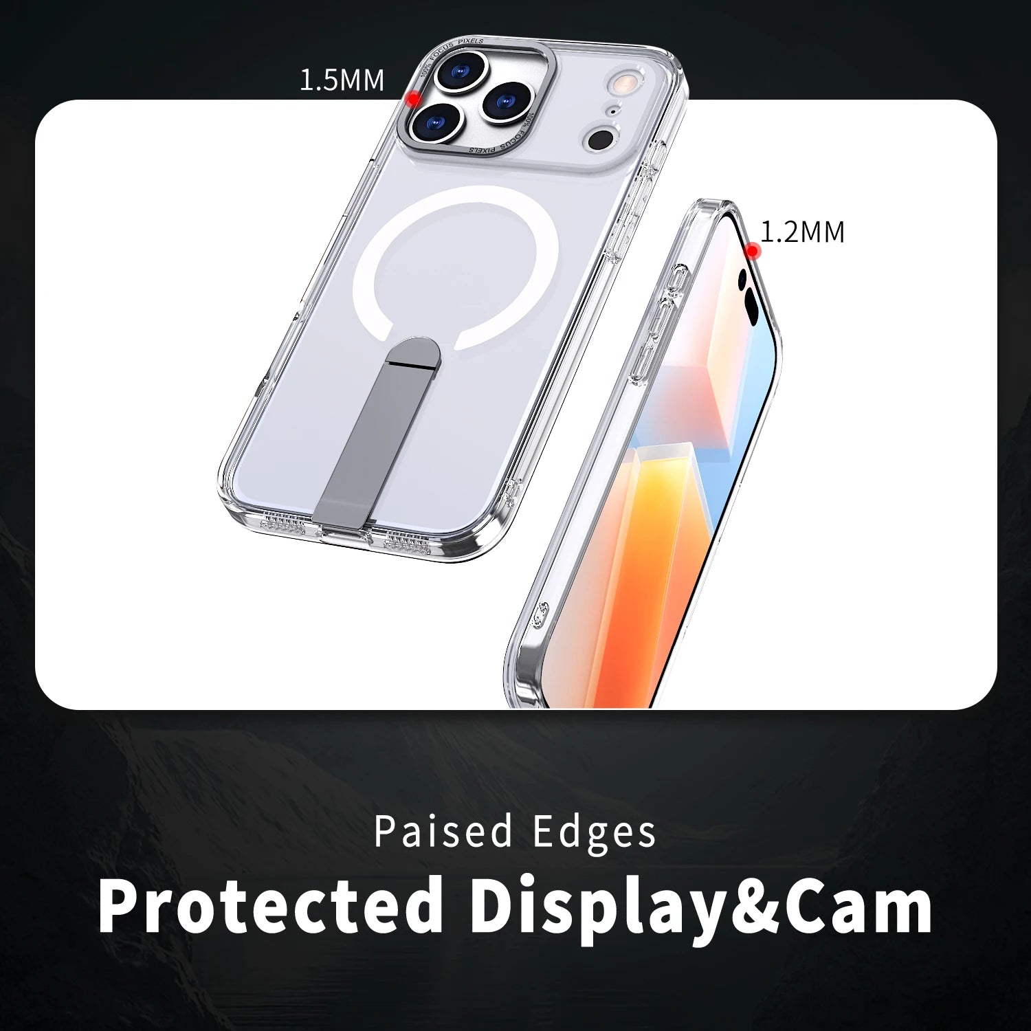 ClearMag Armor Magnetic Kickstand Case