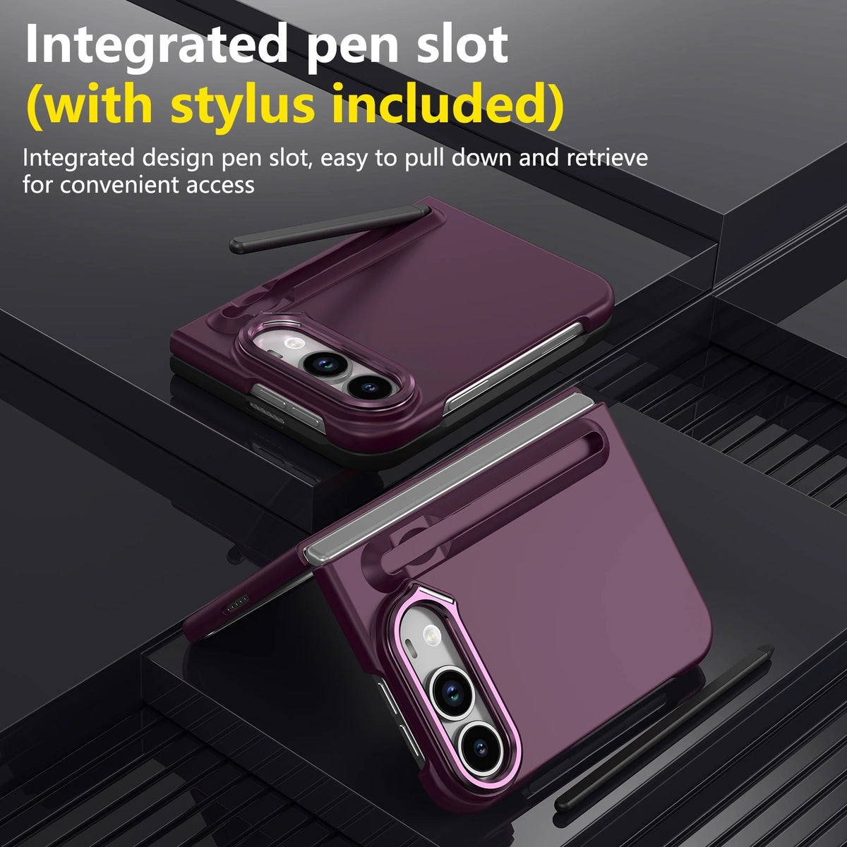 Full Protection Kickstand Case With Stylus for iPhone Ultra