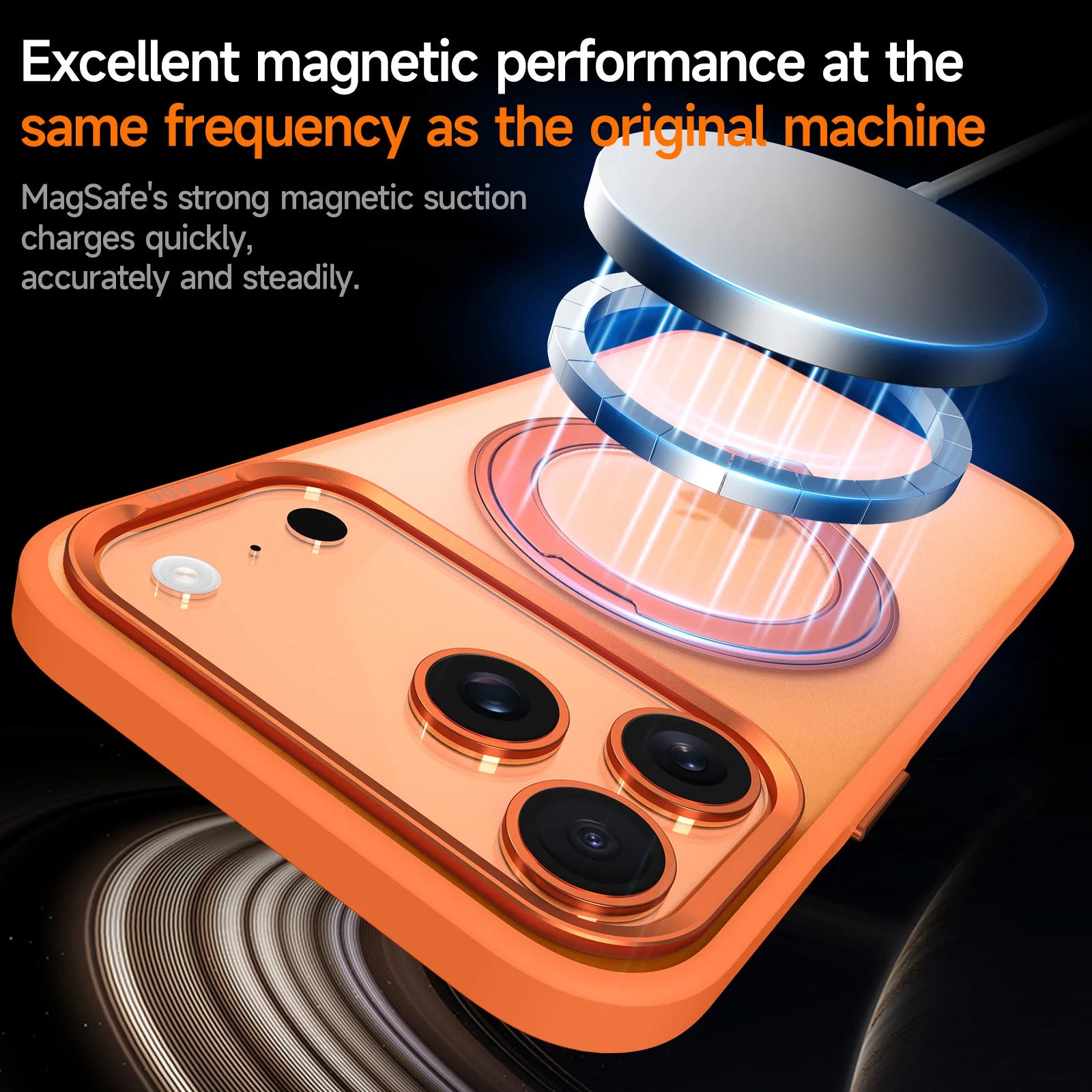 Magnetic Rotating Ring Stand Case for iPhone  Series