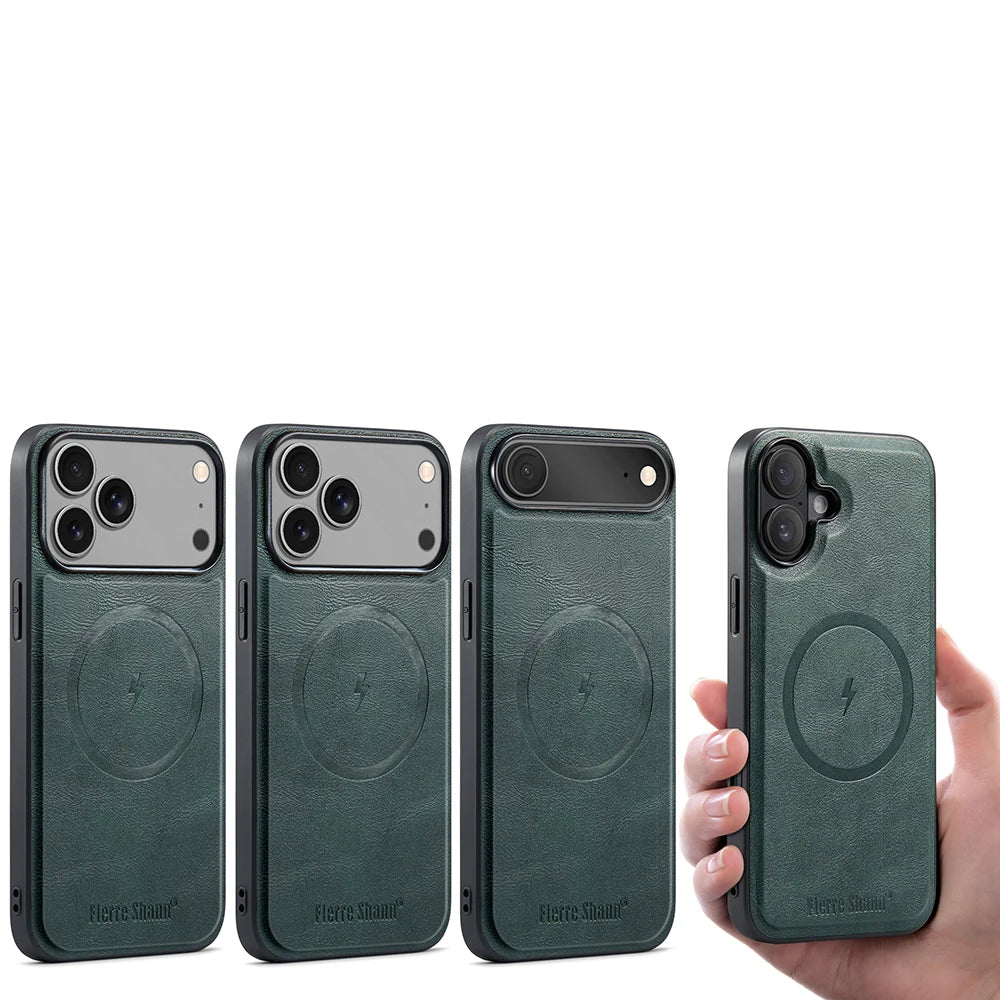 Premium Magnetic Leather Case