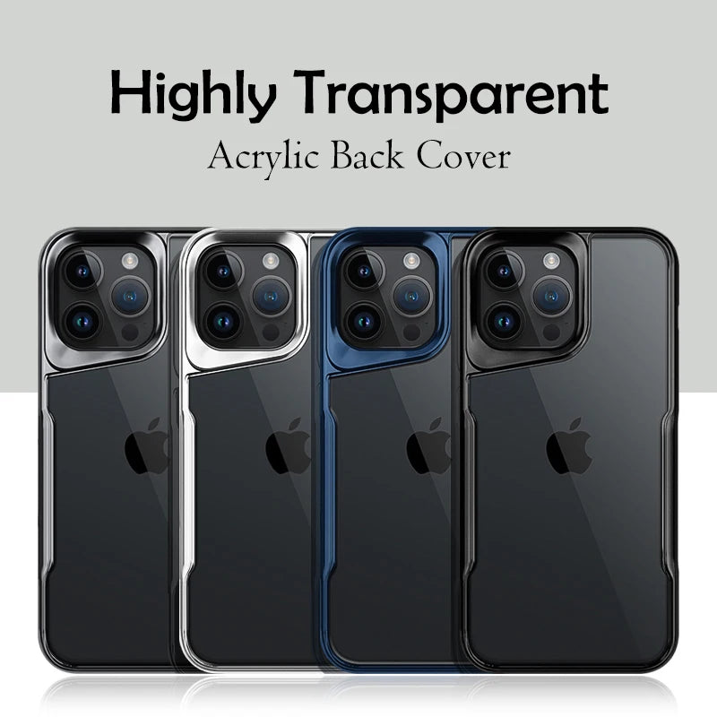 Transparent Shockproof Case For iPhone Series