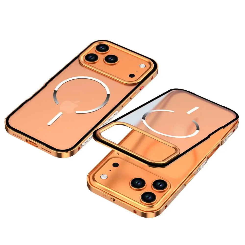 Magnetic Metal Frame Case For iPhone