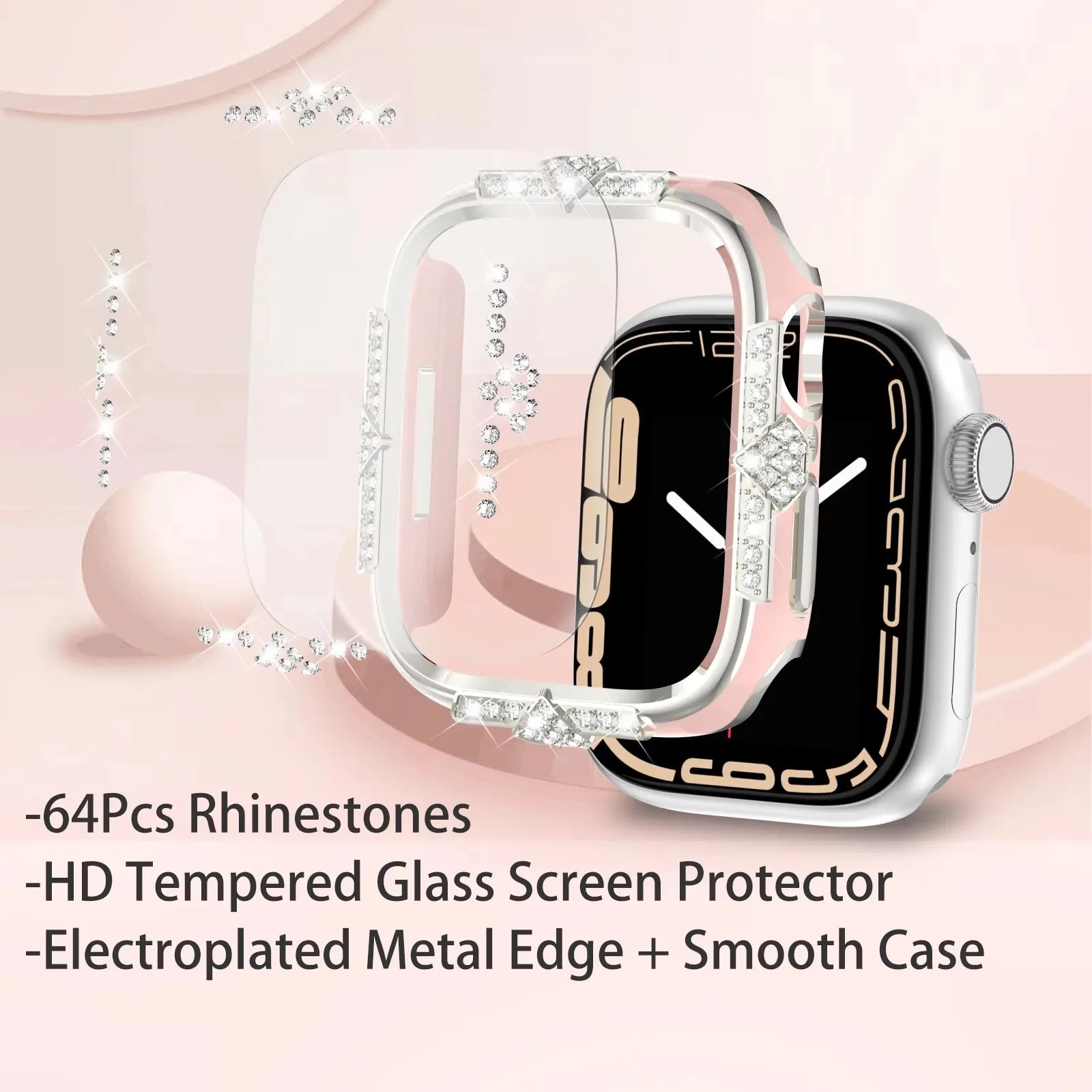 Diamond Apple Watch Case with Screen Protector