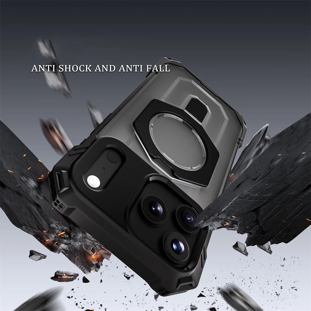 Rugged Magnetic Ring Stand Case