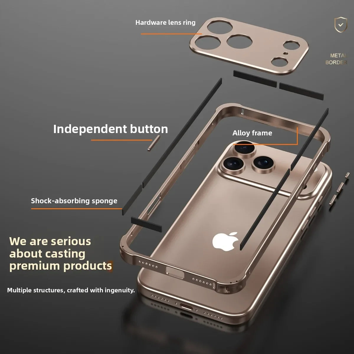 Metal Bumper Case for iPhone 17 Series